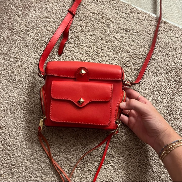 Rebecca Minkoff Red Mini Leather Bag - Picture 7 of 11